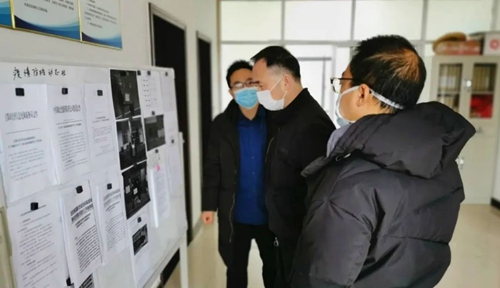 周金平先后到楚星公司、松滋肥業(yè)、實訓(xùn)基地和股份公司檢查疫情防控工作(圖3)