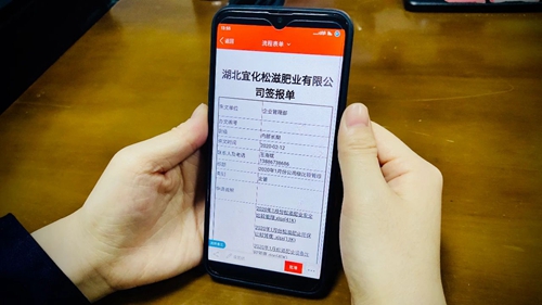 線(xiàn)上辦公零接觸！松滋肥業(yè)信息化在戰(zhàn)“疫”之中顯身手(圖2)