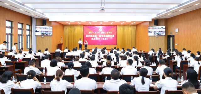 慶七一亮品牌強堡壘建新功！集團舉行第一屆黨建品牌創(chuàng)建成果展示比賽(圖1)