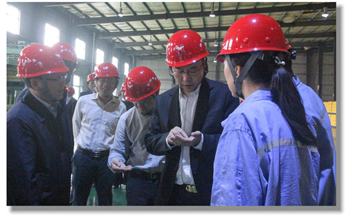 建行總行嚴達峰一行到宜化集團調(diào)研指導(dǎo)