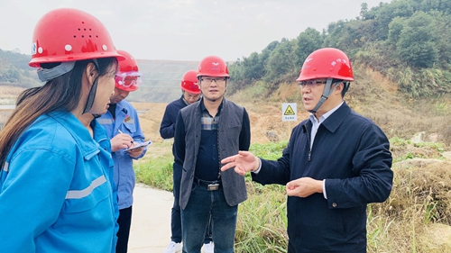 王大真到松滋肥業(yè)、楚星公司現(xiàn)場辦公